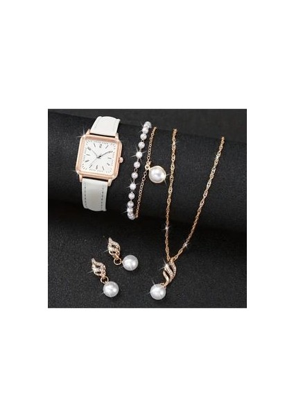Kadın Saat Seti Kolye Bileklik Küpe Saat fiyatları