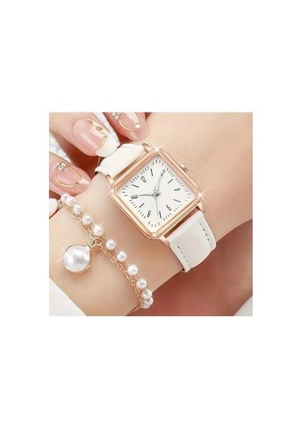 Kadın Saat Seti Kolye Bileklik Küpe Saat modelleri
