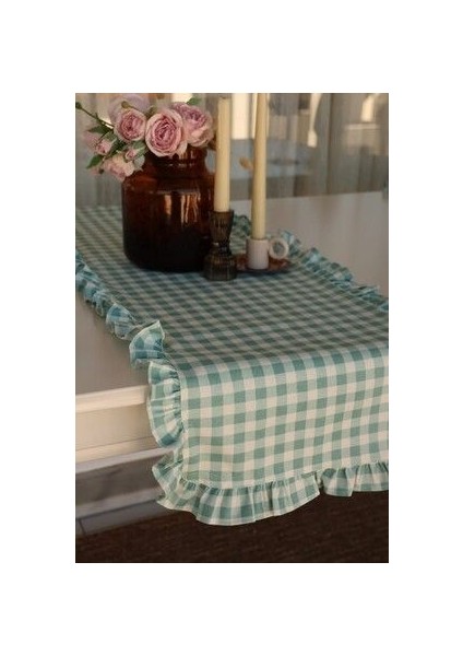 Runner pötikare fırfırlı vintage