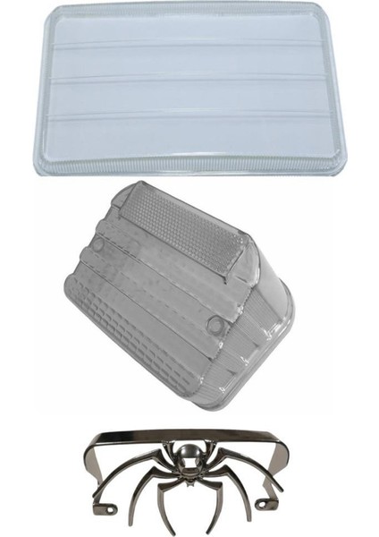 Cg Şeffaf Far - Stop Camı Stop Örümcek Set Pvc