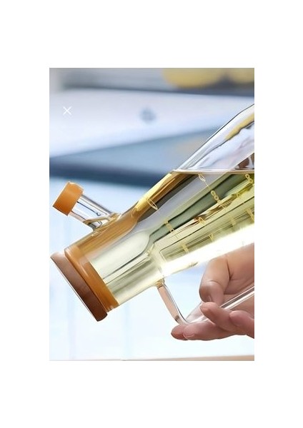 Bambu Vakum Kapaklı Brosilikat Cam Yağlık Sirkelik 900ML fırsatları