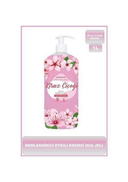 Ciltleri Canlandıran ve Her Duşta Yenilenme Hissi Sağlayan Kremsi Duj Jeli-Kiraz Çiçeği ELEG.380