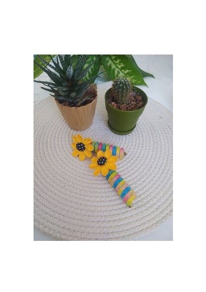 Çocuk Toka At Kuyruğu 2'li Yaylı Spiral Toka / Makarna Model Tasarım Pratik Toka