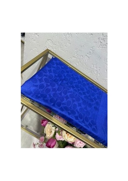 C Desen Premium Kalite Kasmir Ipek Sal