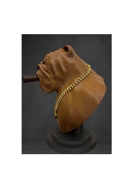 Gangster Bulldog Büstü - Dekoratif Obje indirimleri
