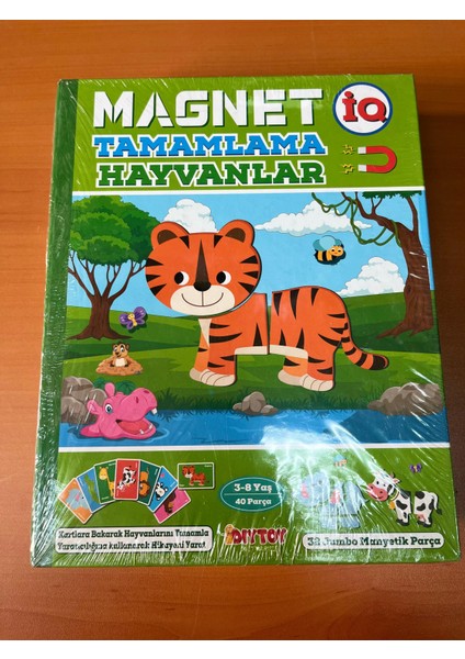 Mıknatıslı Eğitici Zeka Oyunu Hayvanları Doğada Tamamlama