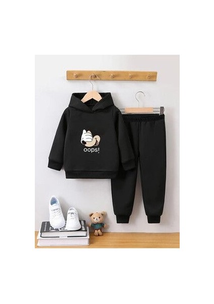 Mickey Mouse Kızlar ve Erkekler Için Premium Compact Sweatshirt & Eşofman Takımı