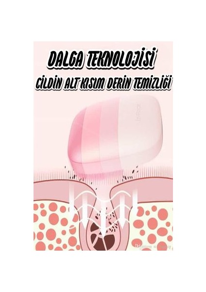 Titreşimli Derin Yüz Temizleme ve Cilt Bakımı Masaj Cihazı Şarj Edilebilir Özellikli modelleri