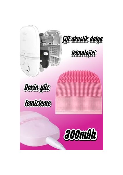 Titreşimli Derin Yüz Temizleme ve Cilt Bakımı Masaj Cihazı Şarj Edilebilir Özellikli fırsatları