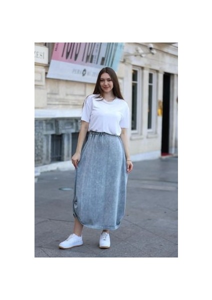 Otantik Over Size Pamuk Etek