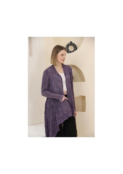 Otantik Etnik Cepli Salaş Oversize Pamuk Uzun Triko Hırka fiyatları