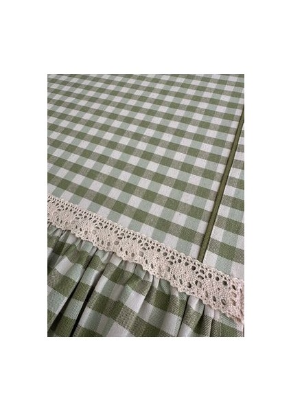 Sibelarthome Fırfırlı Keten Runner 45X140