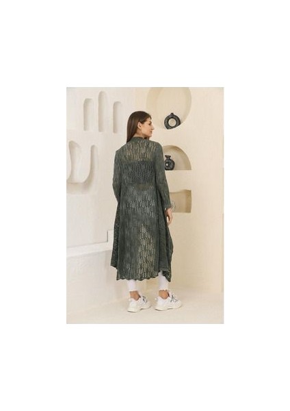 Otantik Etnik Cepli Salaş Oversize Pamuk Uzun Triko Hırka fiyatları