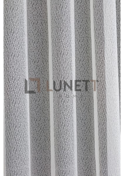 Kullanıma Hazır Ekru Renk Efes Desen (1x3) Sık Pileli Tül Perde modelleri