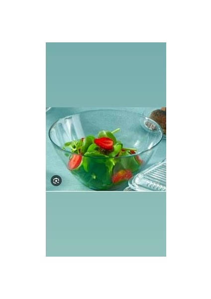 Cam 2kişilik Salata Meyve Cips Kasesi 900ML