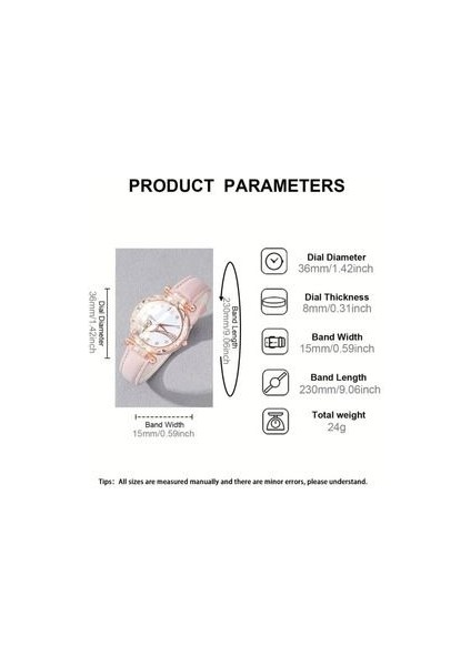 Kadın Kol Saat Seti, Yüzük Bileklik Kolye Küpe Saat fırsatları