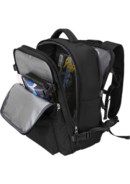 Seyahat Omuz Çantası Büyük Kapasiteli Çok Fonksiyonlu Bagaj Sırt Çantası Sırt Çantası Üniversite Öğrencileri Schoolbag Seyahat Çantası Mumya Çantası (Yurt Dışından)