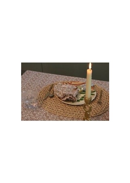 Kumaş Peçete 4 Adet Fırfırlı Çiçekli Vintage modelleri