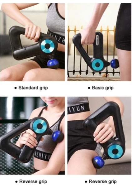 Massage Gun 12 Başlıklı Çok Fonksiyonlu Masaj Tabancası indirimleri