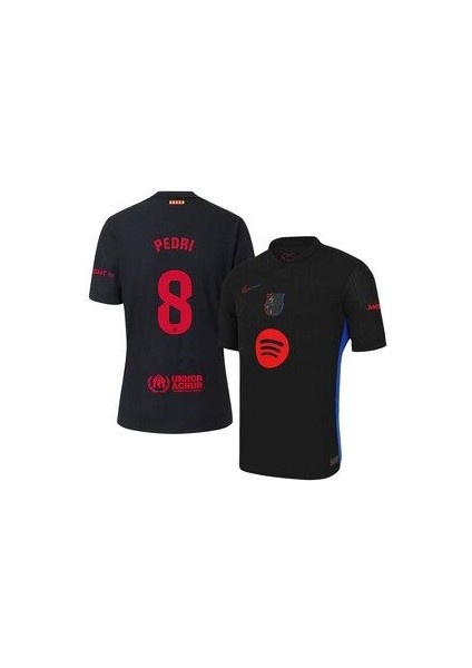 Pedri 8 Fc. B.a.r.c.e.l.o.n.a 2024/25 Yeni Sezon Deplasman Forması (Black)