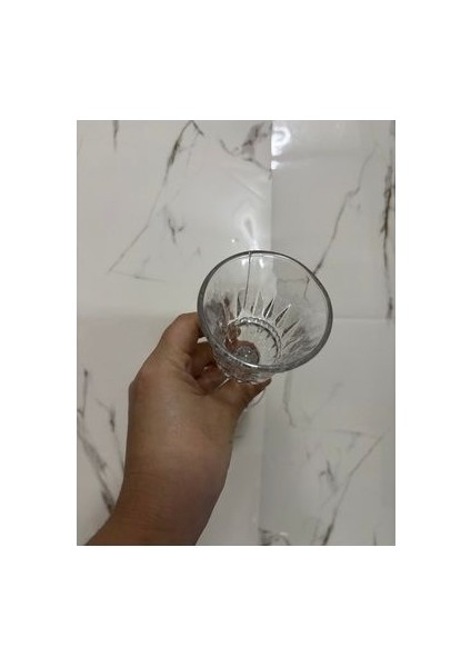 Cam Ayaklı Kahve Yanı Bardağı Adet 13Cm