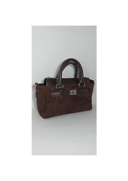 Kadın Süet Kumaş Kilit Detaylı Çapraz Çanta fırsatları