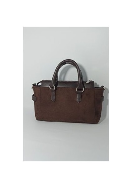 Kadın Süet Kumaş Kilit Detaylı Çapraz Çanta indirimleri