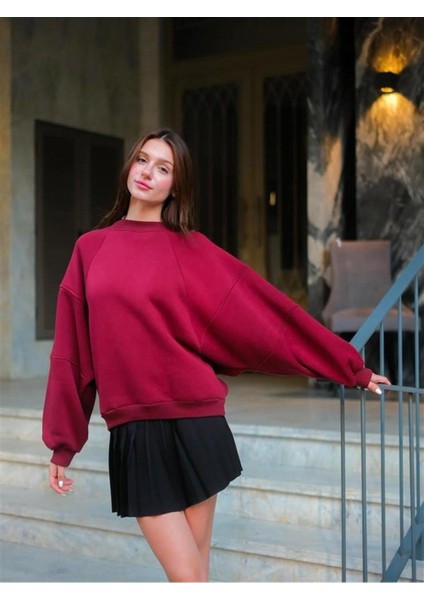 3 Iplik Şardonlu Crop Sweatshırt fiyatları
