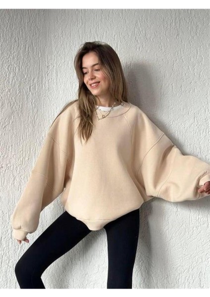 3 Iplik Şardonlu Crop Sweatshırt fiyatları