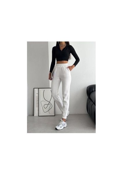 Kadın Yüksek Bel 2 Iplik Jaggar Eşofman Altı modelleri