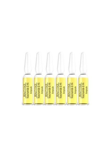 Beauty Face Niacinamide & Ha Ampul X6 indirimleri