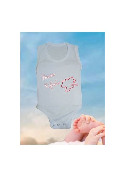 Ribana Yavru Yiğido Baskılı Yazılı Bebek Body & Zıbın Atlet Çıtçıtlı