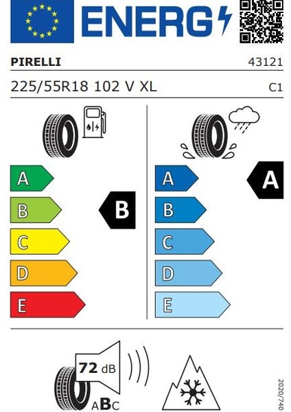 225/55 R18 102V Xl Cinturato All Season Sf3 Oto 4 Mevsim Lastiği (Üretim Yılı: 2025) fiyatları