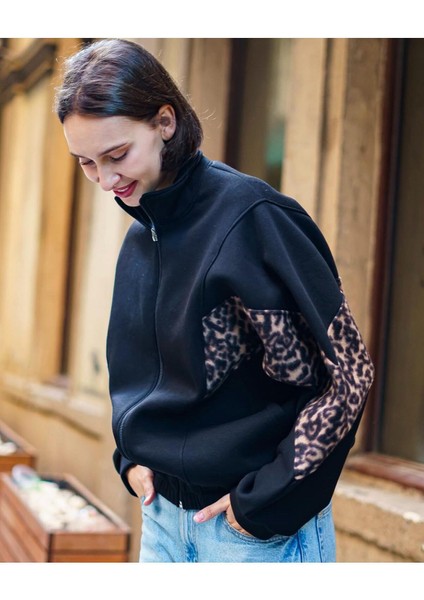 3 Iplik Fermuarlı Beli Lastikli Sweatshırt Hırka fiyatları