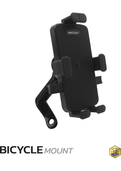 Ayarlanabilir Bisiklet Scooter Motosiklet Otomatik Tuşlu Motorsiklet Ayna Bağlantılı Telefon Tutucu
