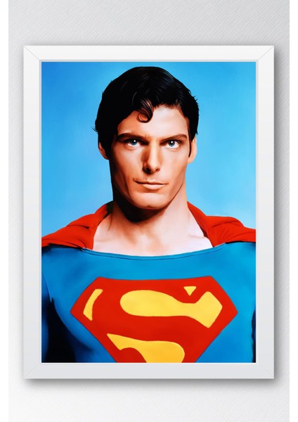 Superman Çerçeveli Tablo - Film Posteri Tablo