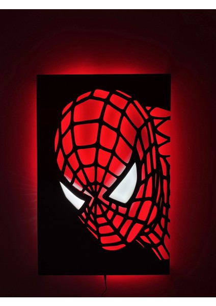 Spiderman LED Işıklı Tablo