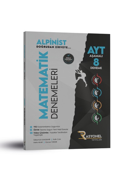 Ayt Matematik / Fizik / Kimya / Biyoloji Deneme Seti (Alpinist Serisi) (4 Ürün / 98 Deneme)