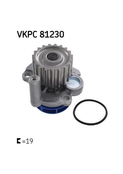 038121011GX Devirdaim Vag A3 A4 A5 A6 Q5 Cad3 Go4 Jet3-4 Pas 00- VKPC81230