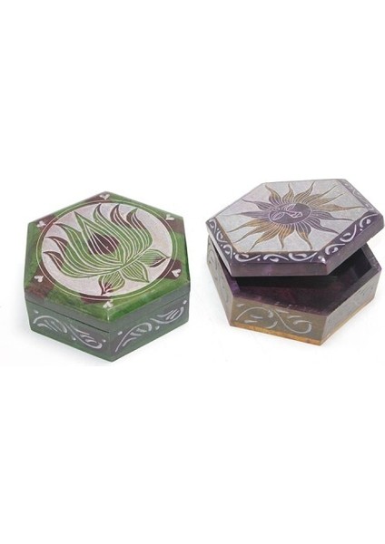Obsidian Taşı Kutu Model 5