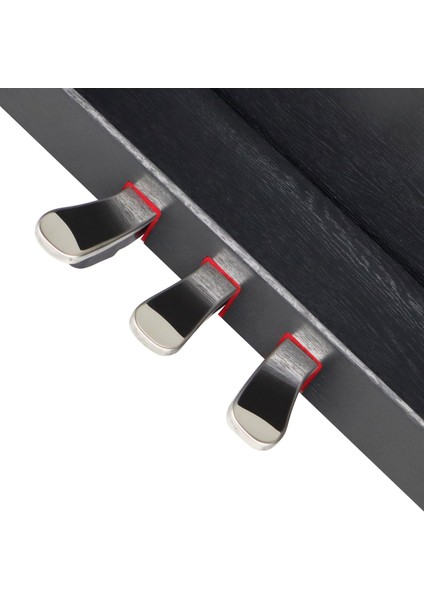 Jwin Sapphire SDP-214 Çekiç Aksiyonlu 88 Tuşlu Dijital Piyano + Tabure - Siyah