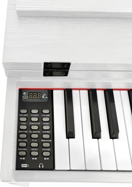 Sdp-92 Tuş Hassasiyetli 88 Tuşlu Kapaklı Dijital Piyano + Tabure - Beyaz indirimleri