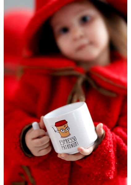 Espresso Patronum Yazılı Kupa Bardak, Hediyelik Kupa, Özel Gün Hediyesi, Günlük Kullanım fiyatları