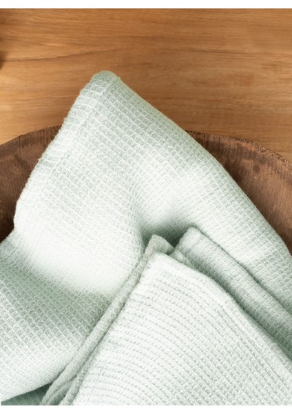 Waffle 4'lü Havlu Açık Yeşil 30 x 30 fırsatları