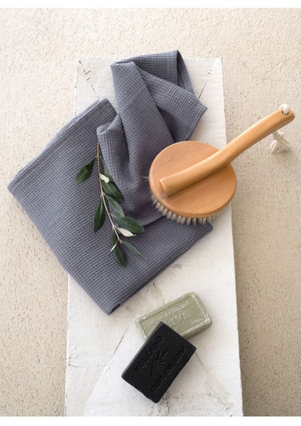 Waffle 4'lü Havlu Koyu Gri 30 x 30 modelleri