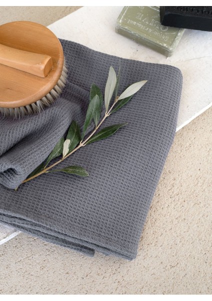 Waffle 4'lü Havlu Koyu Gri 30 x 30 fırsatları