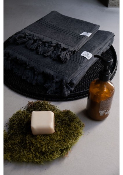 Merlin Pamuk Havlu Antrasit 100 x 180 fırsatları