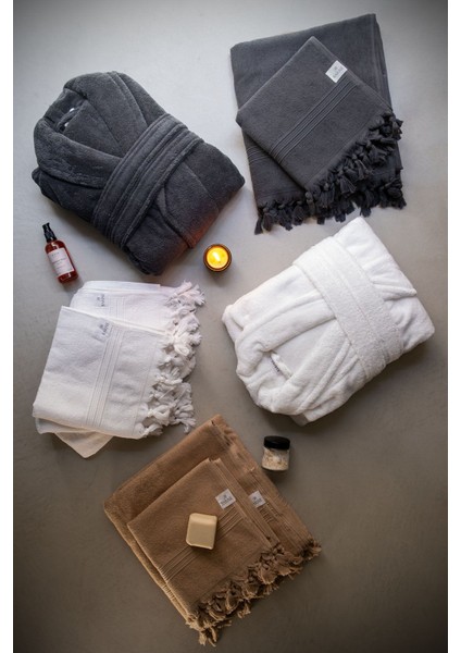 Merlin Pamuk Havlu Antrasit 100 x 180 indirimleri