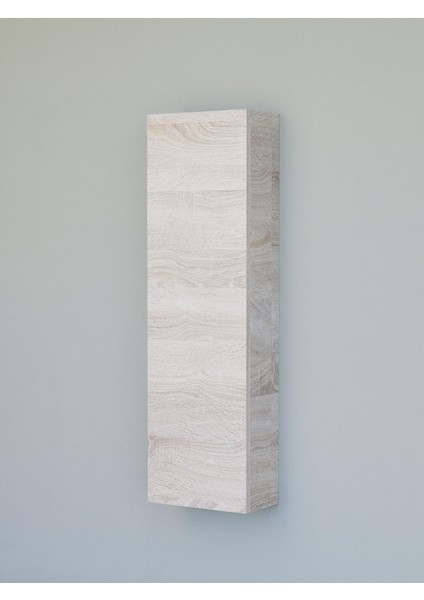 Kapaklı Raflı Banyo Dolabı, Ince Çok Amaçlı Dolap 104 x 31 cm