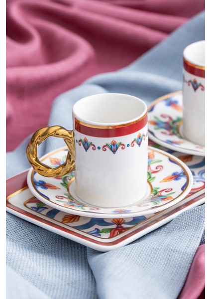 Francesca 2 Kişilik Porselen Kahve Fincanı Takımı 90 Ml modelleri
